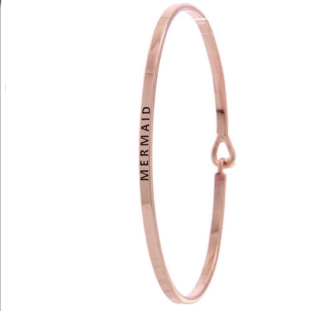 mermaid inspiration bracelet rose gold nwt